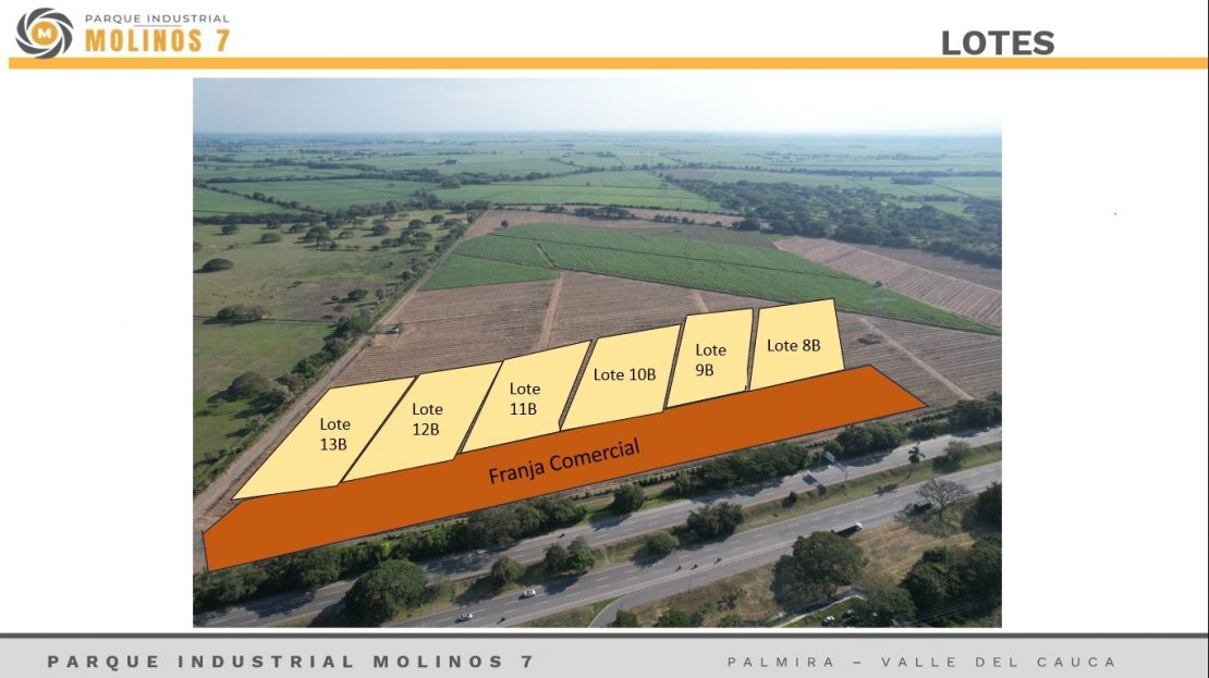 Parques Industriales vende o alquila lotes en el parque industrial Molinos 7