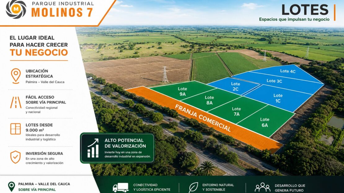 Lote Industrial de 14.788 m² en Venta en Molinos 7