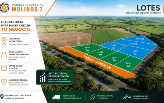 Terreno industrial de 10.000 m² disponible en Molinos 7